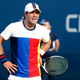Mischa Zverev, of Germany, reacts after losing a point to Thai-Son Kwiatkowski, of the United States, during the first round of the U.S. Open tennis tournament, Monday, Aug. 28, 2017, in New York. (AP Photo/Michael Noble)